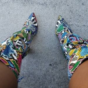 🔥SIZE 11 🔥Multicolor Snake Boot